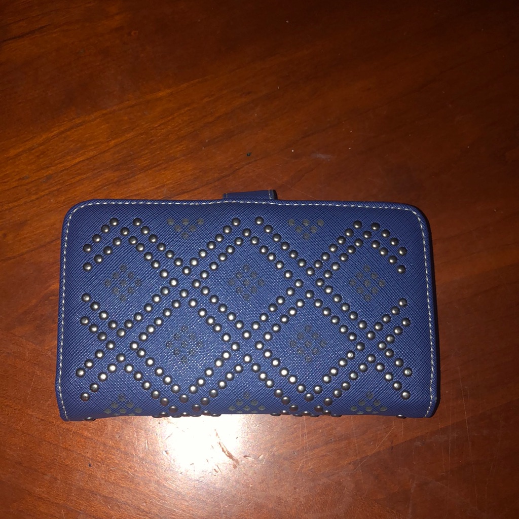 American BlingVintage Blue Small Wallet Never Used As Is